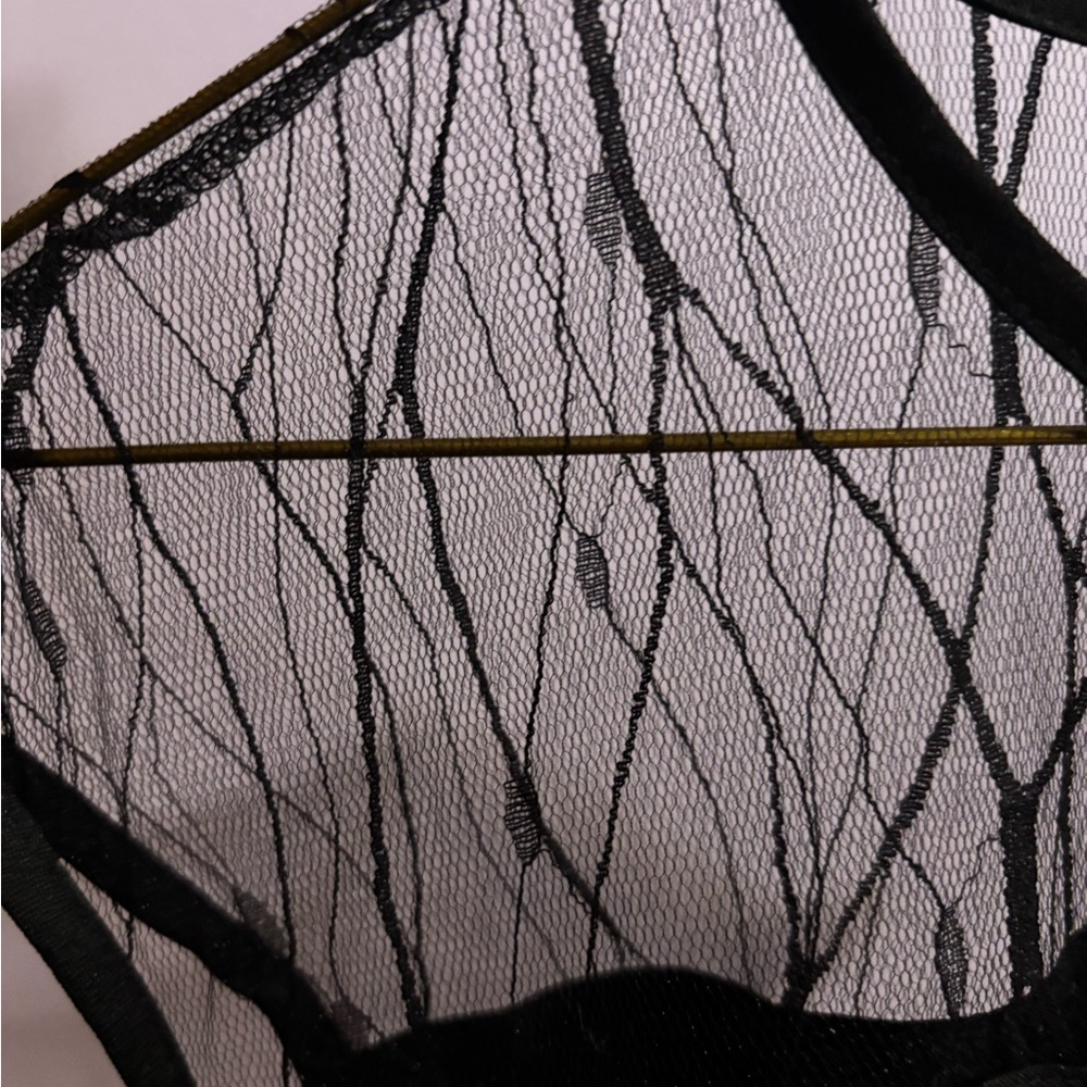 Elegant Black Sheer Top - Picture 7 of 7